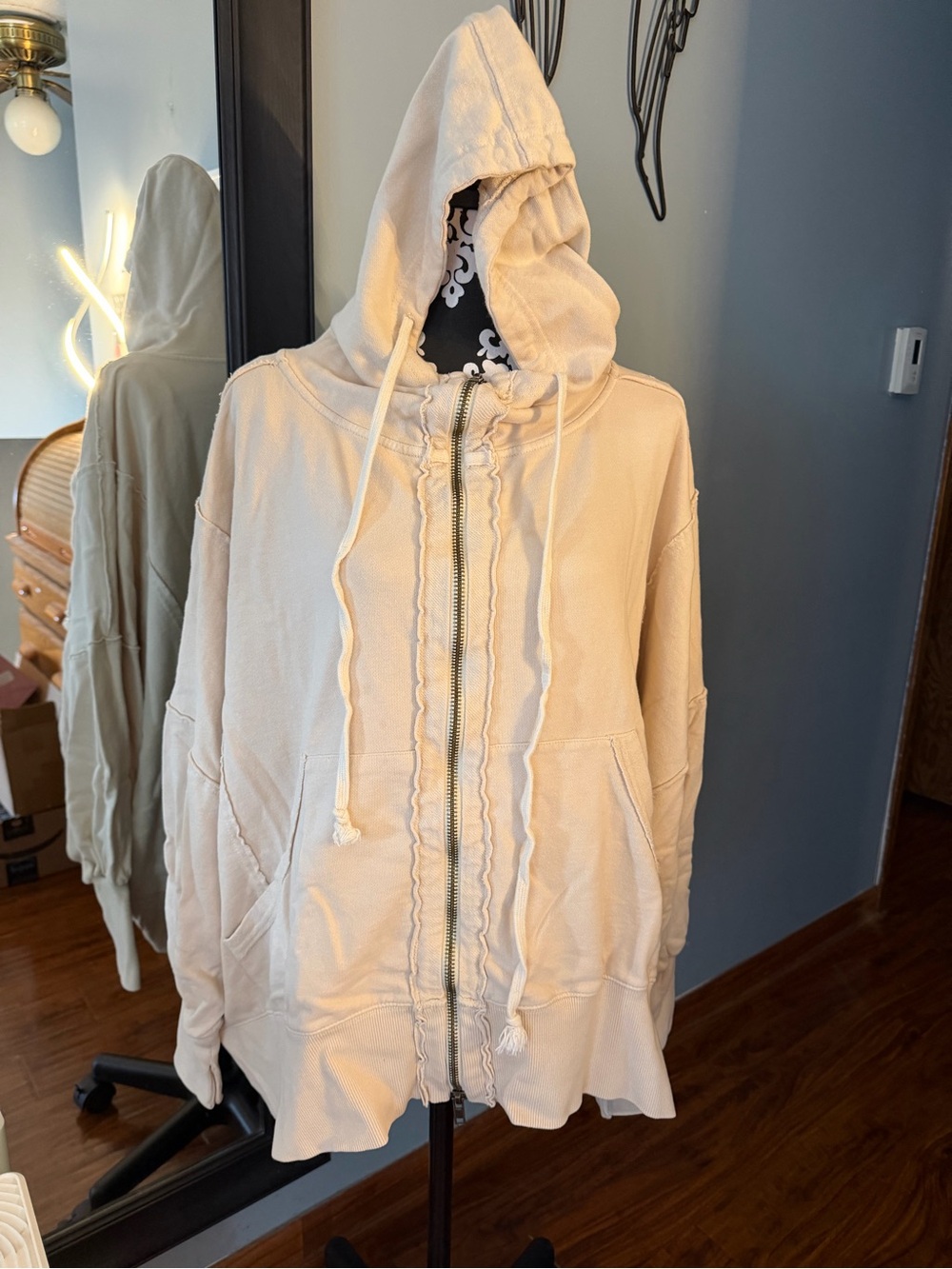 We The Free Cream Hoodie.  Free People